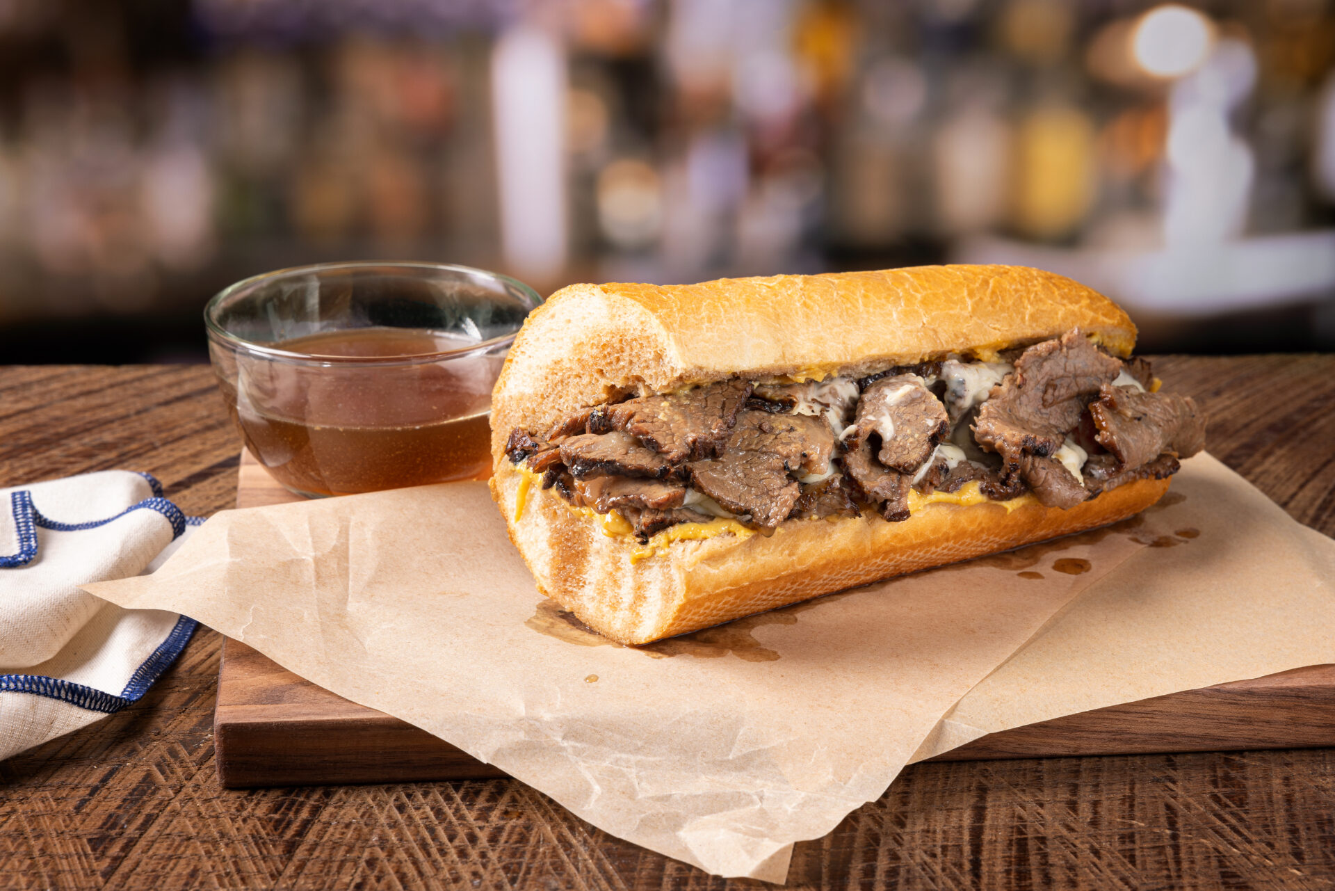 5312 Classic Beef French Dip Sandwich